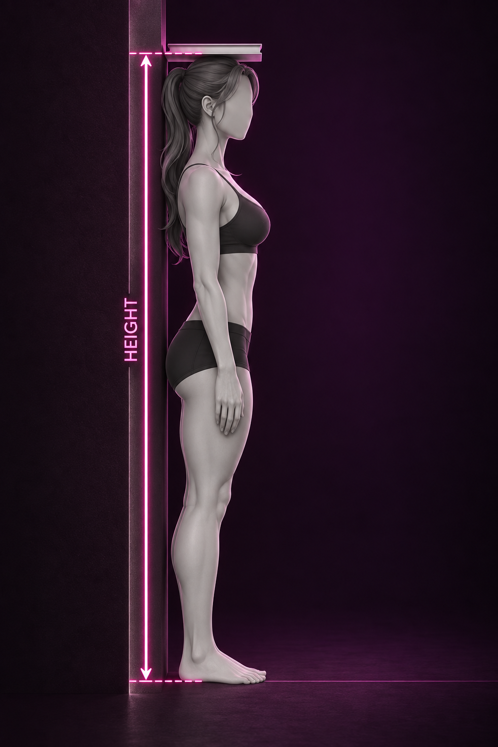 How to measure female height